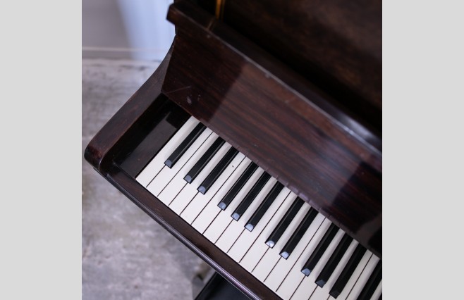Used Fred Oetzmann and Sons Satin Dark Mahogany Upright Sold As Seen Bargain - Image 6